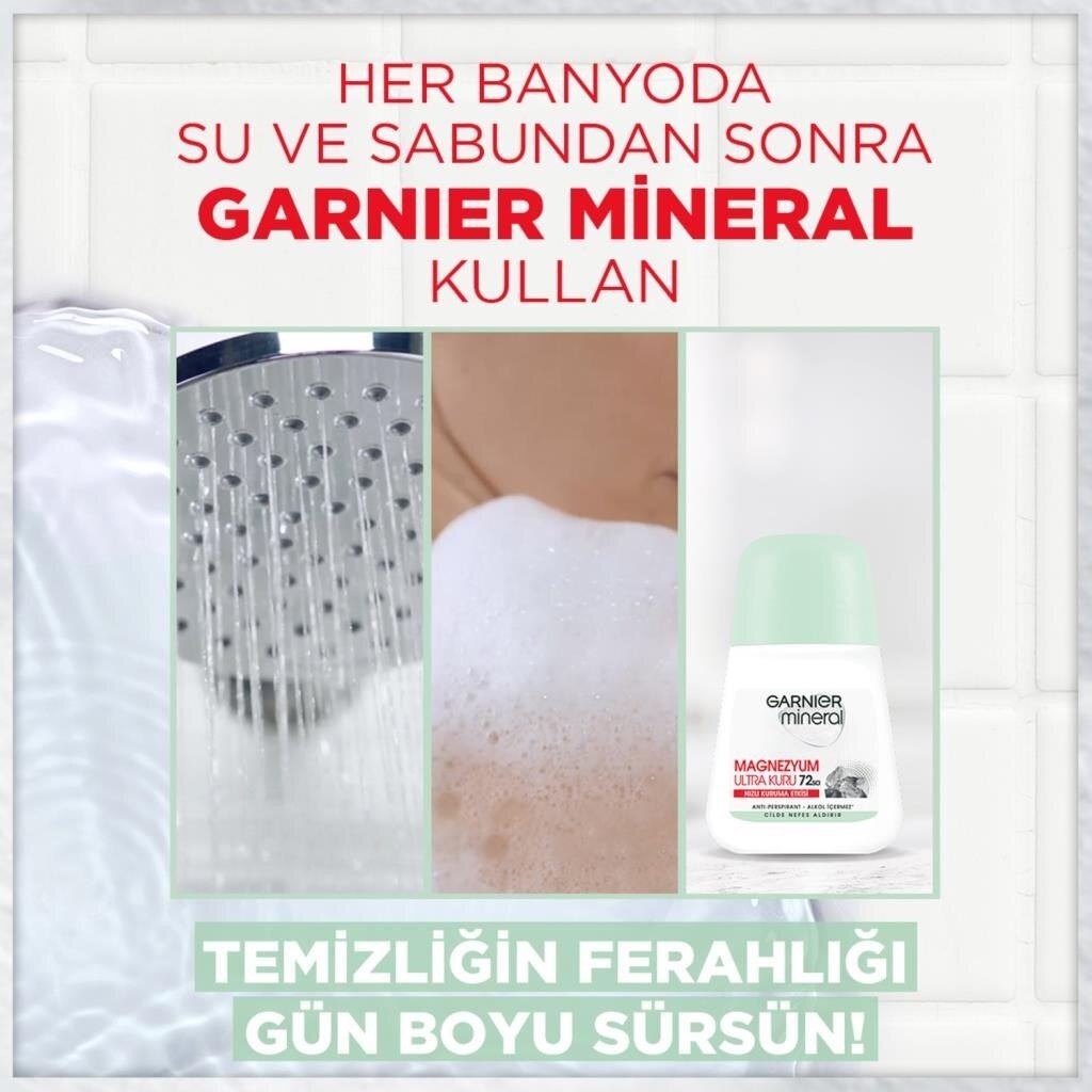 Garnier Mineral Magnezyum Ultra Kuru Roll-On 72 Saat - 3