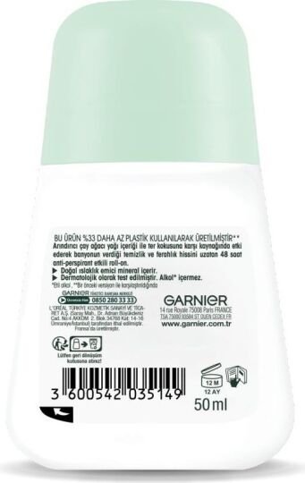 Garnier Mineral Saf ve Temiz Roll-On Deodorant - 5