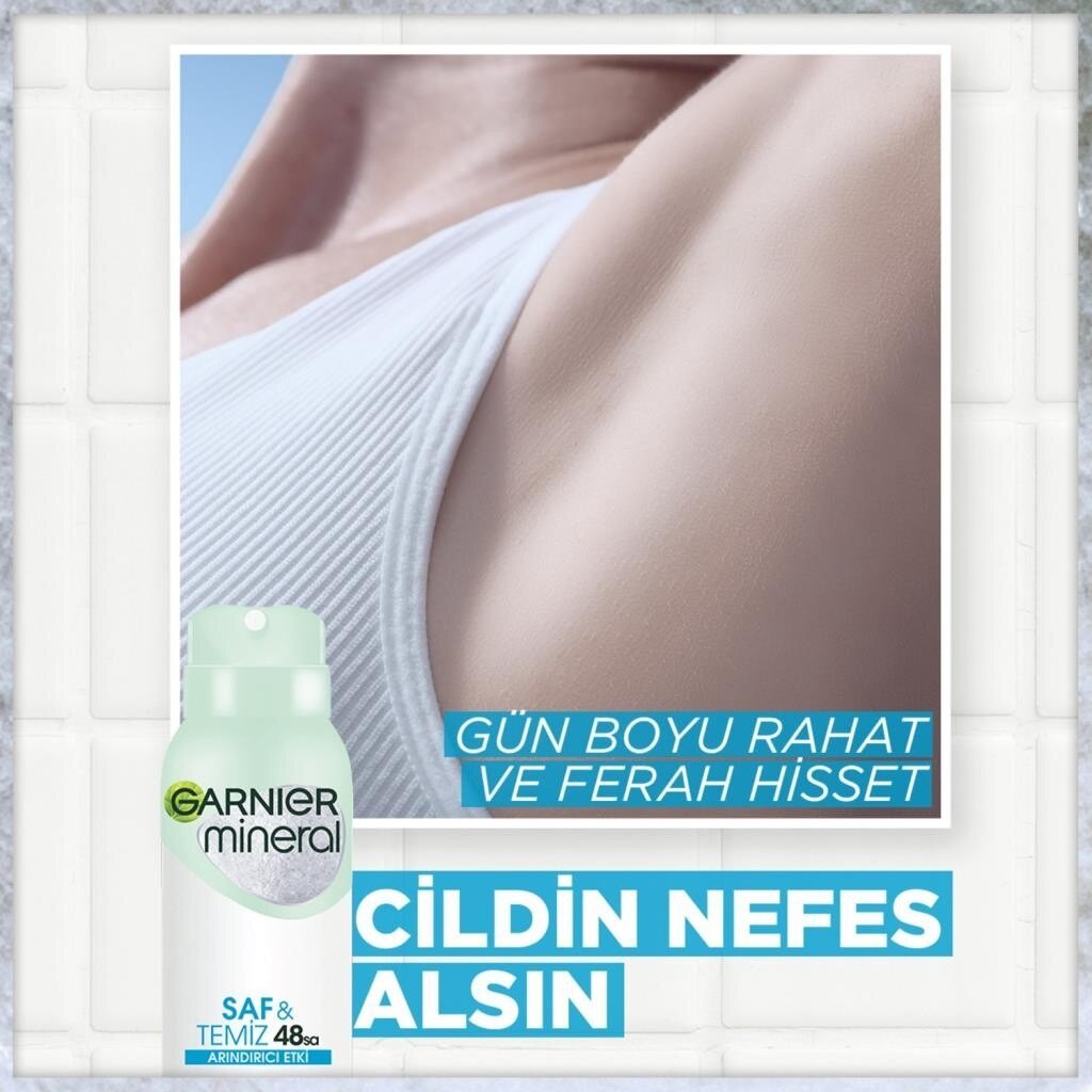 Garnier Mineral Saf ve Temiz Sprey Deodorant - 2