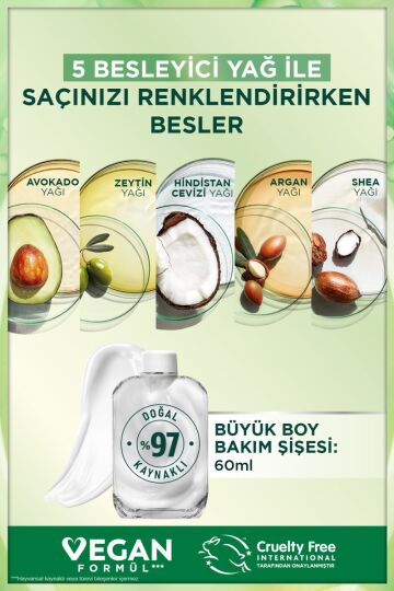 Garnier Nutrisse Yoğun Besleyici Kalıcı Krem Saç Boyası 6n Doğal Koyu Kumral - 4
