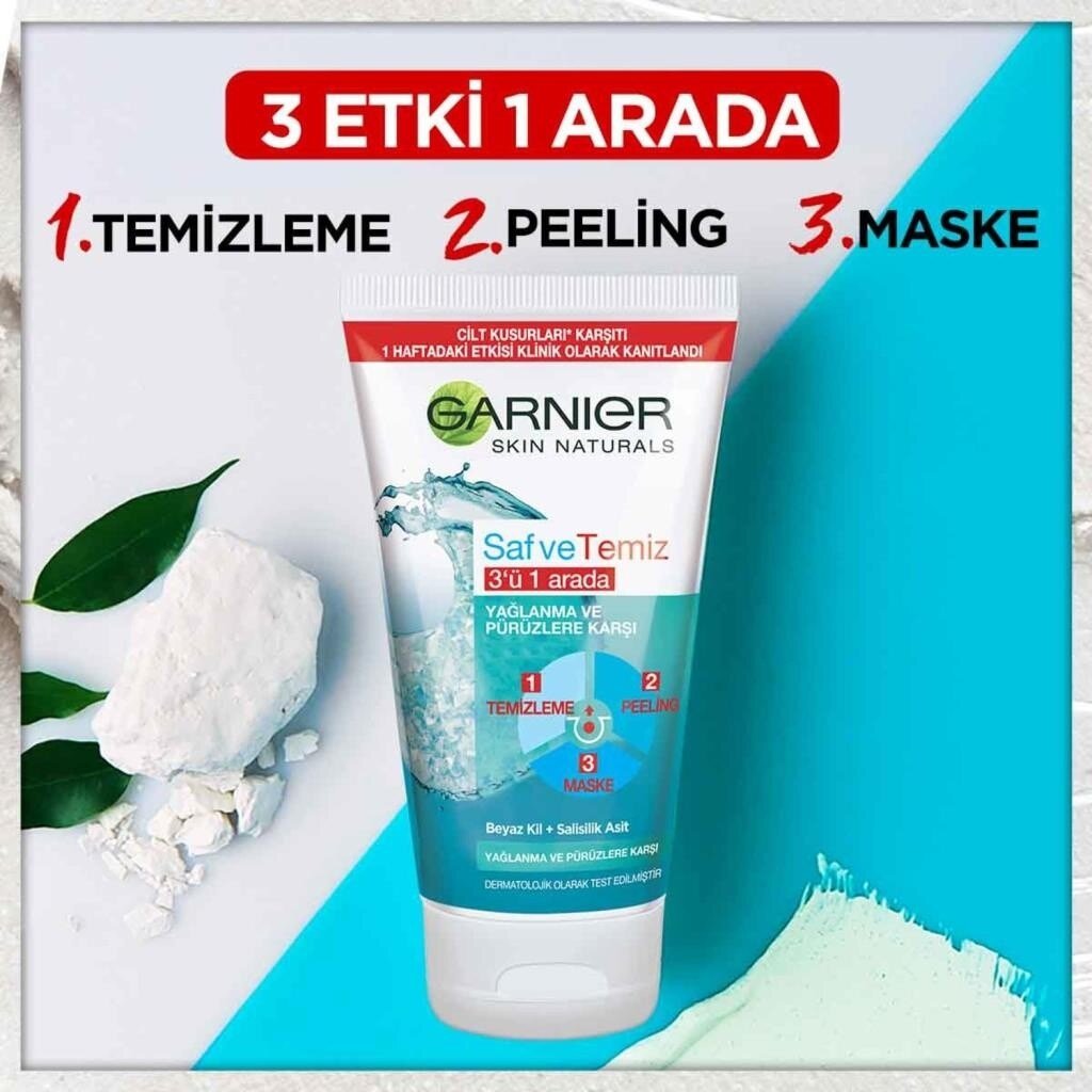 Garnier Saf & Temiz 3ü 1 Arada 150ML - 2