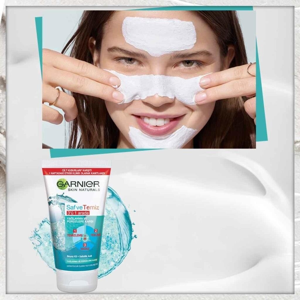 Garnier Saf & Temiz 3ü 1 Arada 150ML - 3