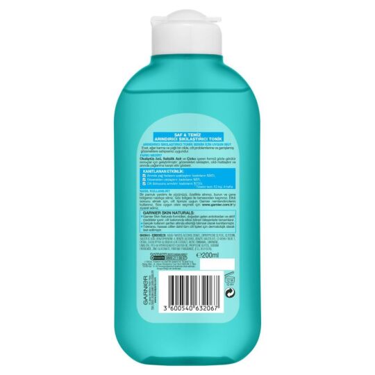 Garnier Saf & Temiz Arındırıcı Sıkılaştırıcı Tonik 200ML - 2