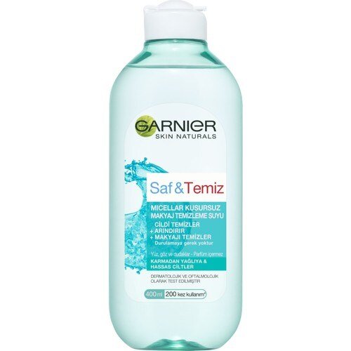 Garnier Saf & Temiz Micellar Kusursuz Makyaj Temizleme Suyu 400ML - 1