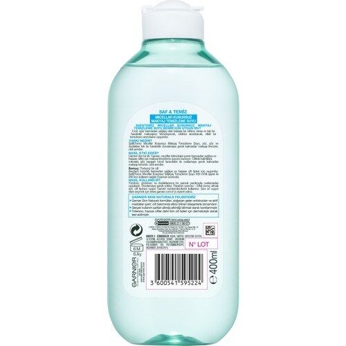 Garnier Saf & Temiz Micellar Kusursuz Makyaj Temizleme Suyu 400ML - 3