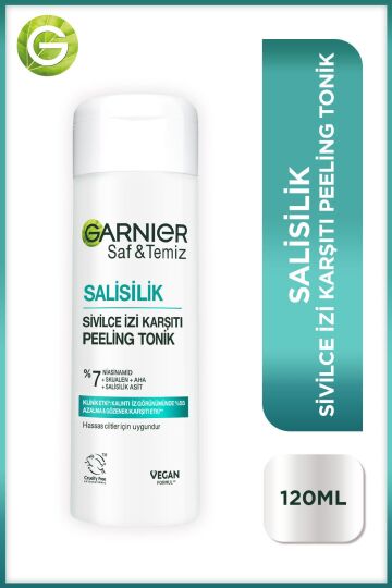 Garnier Salisilik Sivilce İzi Karşıtı Gözenek Sıkılaştırıcı Peeling Tonik (Salisilik&Niasinamid