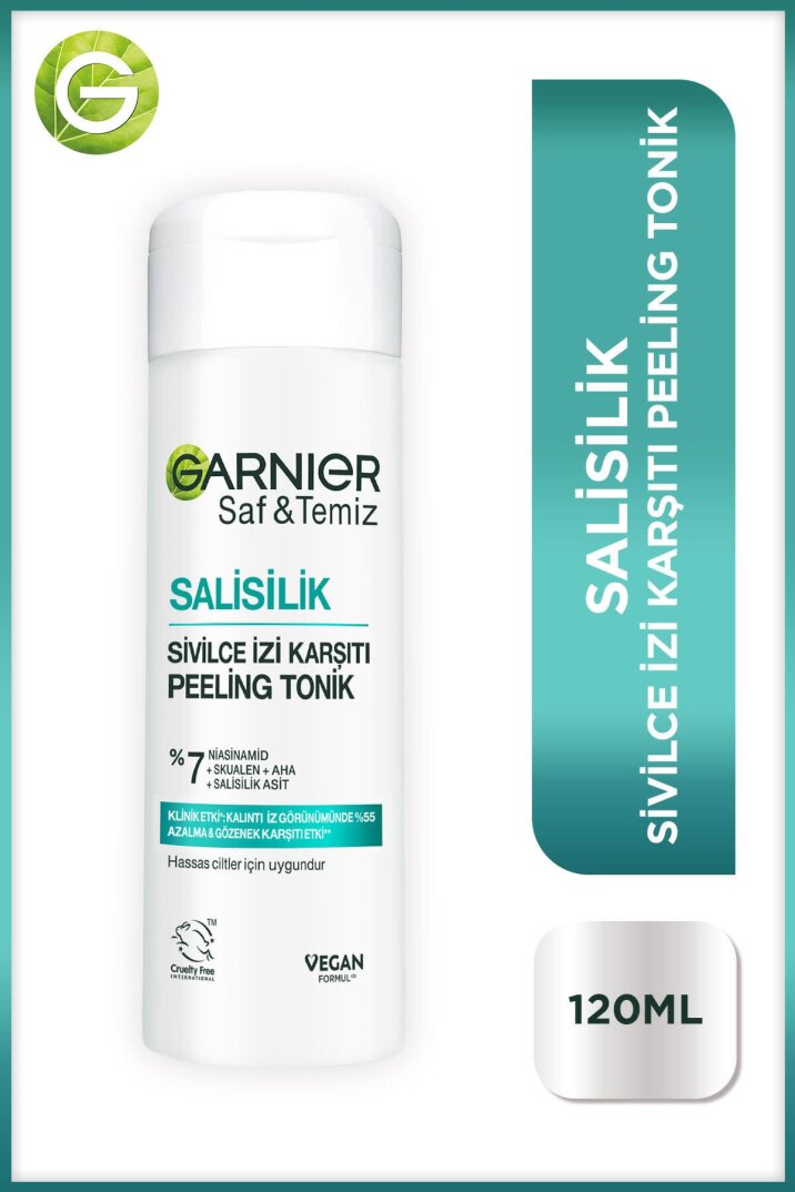 Garnier Salisilik Sivilce İzi Karşıtı Gözenek Sıkılaştırıcı Peeling Tonik (Salisilik&Niasinamid - 1