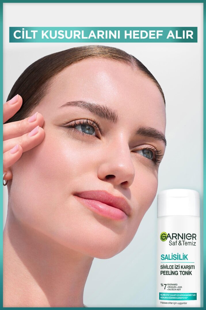 Garnier Salisilik Sivilce İzi Karşıtı Gözenek Sıkılaştırıcı Peeling Tonik (Salisilik&Niasinamid - 2