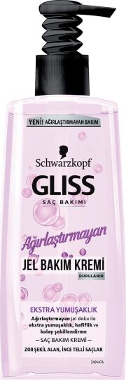 Gliss Ağırlaştırmayan Jel Saç Bakım Kremi - Ekstra Yumuşaklık