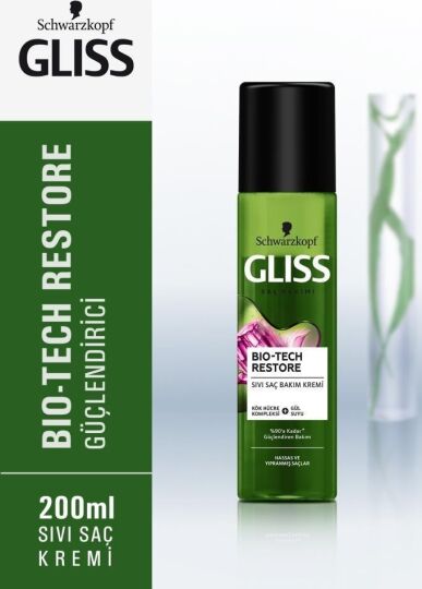 Gliss Schwarzkopf Gliss Bio-Tech Sıvı Saç Bakım Kremi 200 ML