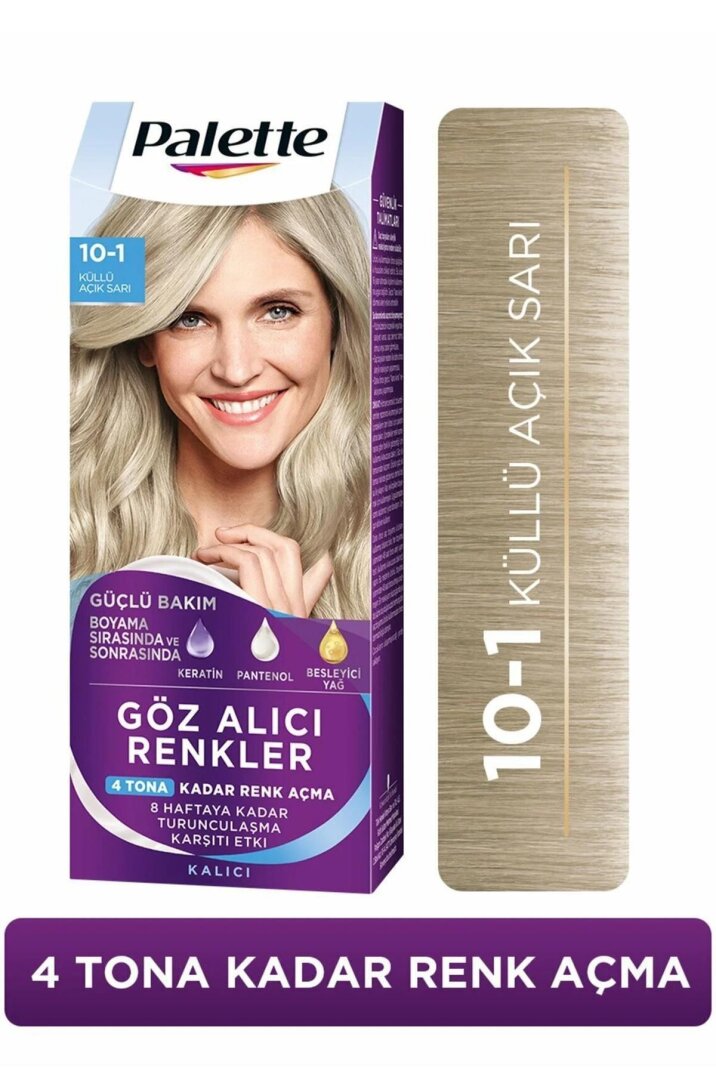 Göz Alıcı Renkler Saç Boyası No: 10.1 Küllü Açık Sarı - 1
