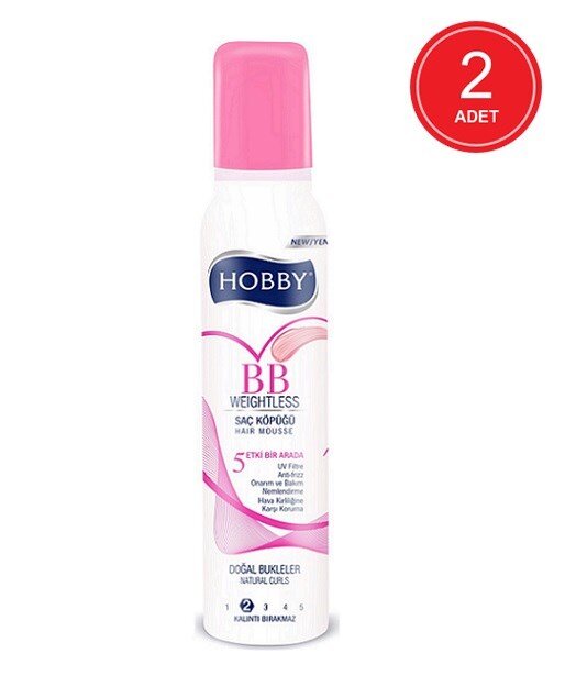 Hobby BB Onarıcı Etkili Saç Köpüğü 2 x 150 ML - 1