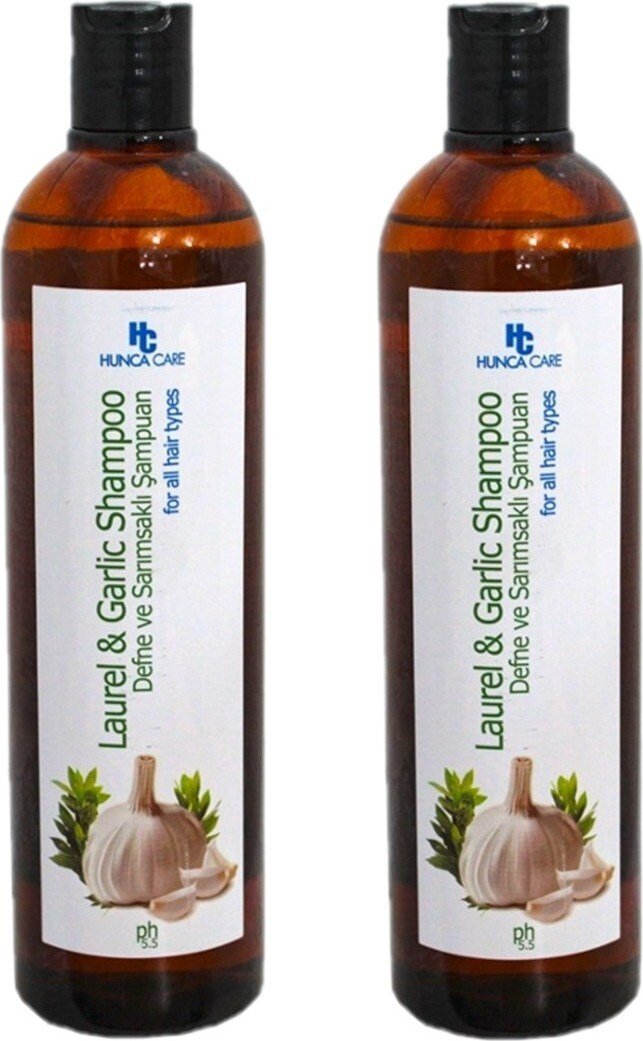 Hunca Care Defne ve Sarımsak Özlü Şampuan 700 ml x 2 Adet - 1