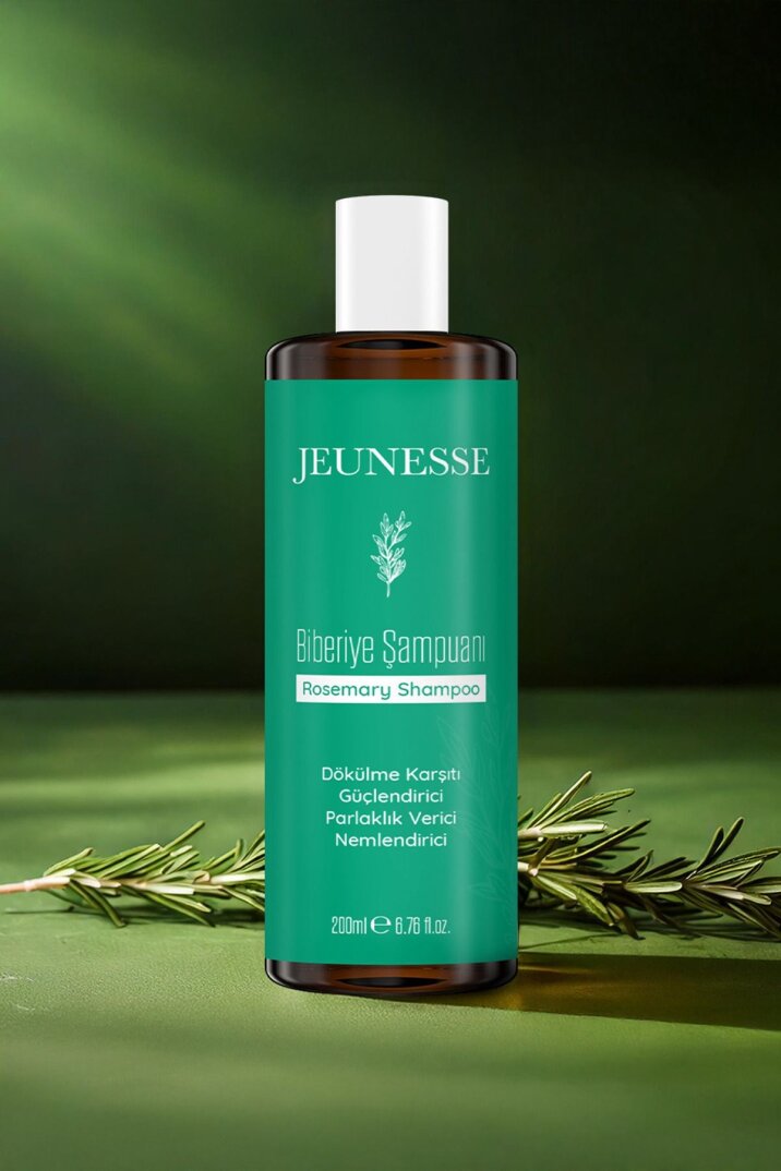 Jeunesse Biberiye Şampuanı Hızlı Saç Uzama Etkili Dökülme Karşıtı Ve Güçlendirici | Rosemary  200 ml - 2