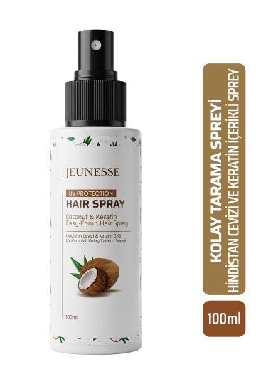 Jeunesse Hindistan Cevizli Uv Korumalı Kolay Tarama Saç Spreyi Coconut Hair Spray Uv Protection100ml