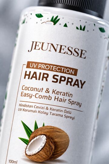 Jeunesse Hindistan Cevizli Uv Korumalı Kolay Tarama Saç Spreyi Coconut Hair Spray Uv Protection100ml - 3