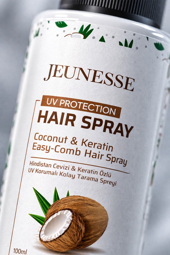 Jeunesse Hindistan Cevizli Uv Korumalı Kolay Tarama Saç Spreyi Coconut Hair Spray Uv Protection100ml - 3