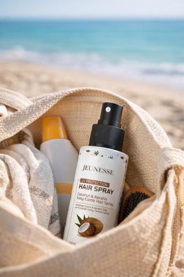 Jeunesse Hindistan Cevizli Uv Korumalı Kolay Tarama Saç Spreyi Coconut Hair Spray Uv Protection100ml - 6