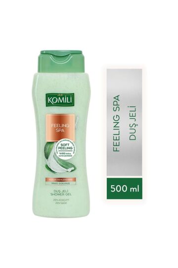 Komili Feeling Spa Adaçayı Duş Jeli - Yoğun Nemlendirme - Vegan - 500 ML