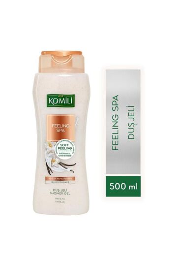 Komili Feeling Spa Vanilya Duş Jeli - Yoğun Nemlendirme - Vegan - 500 ml