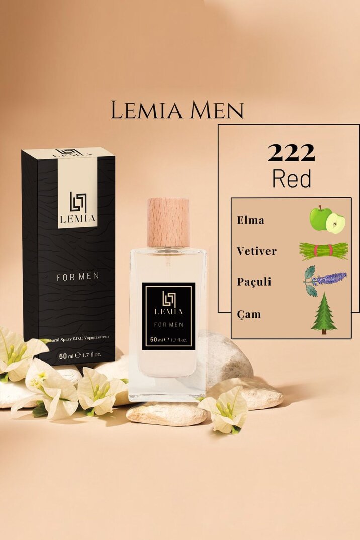 LEMİA 222 Largo Red Erkek Edc 50ml - 1
