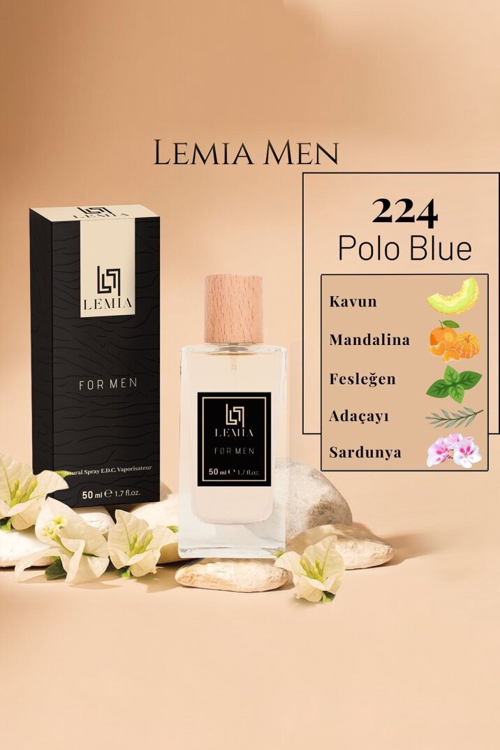 LEMİA 224 Pol Blue Erkek Edc 50ml - 1