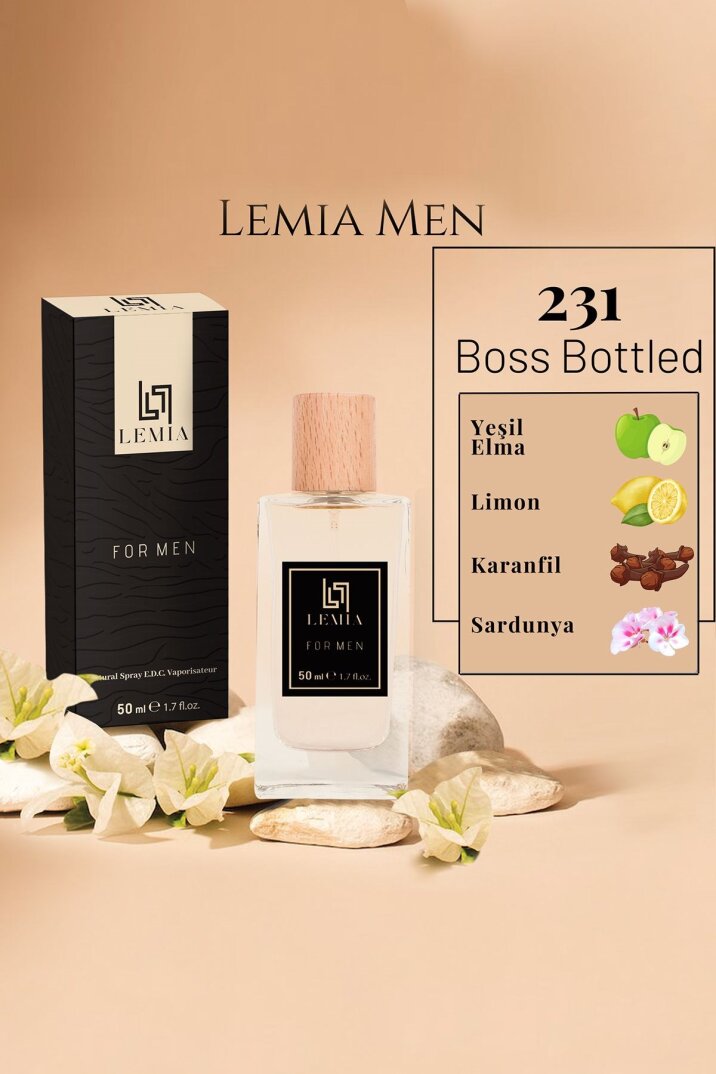 LEMİA Erkek Parfüm 231 Hug Bos Bone Edc 50ml - 1