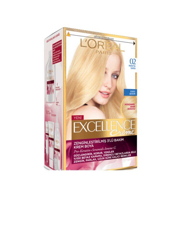 L'Oréal Excellence Creme Saç Boyası 02 Papatya Sarısı - 1