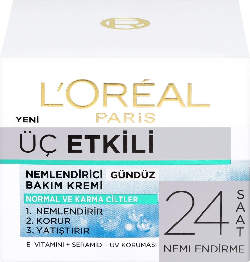 L'Oréal Paris 3 Etkili Günlük Bakım Kremi Normal Ve Karma Ciltler 50ml - 3