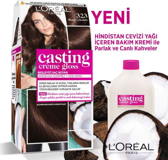 L'Oréal Paris Casting Crème Gloss Saç Boyası 323 Bitter Çikolata - 2