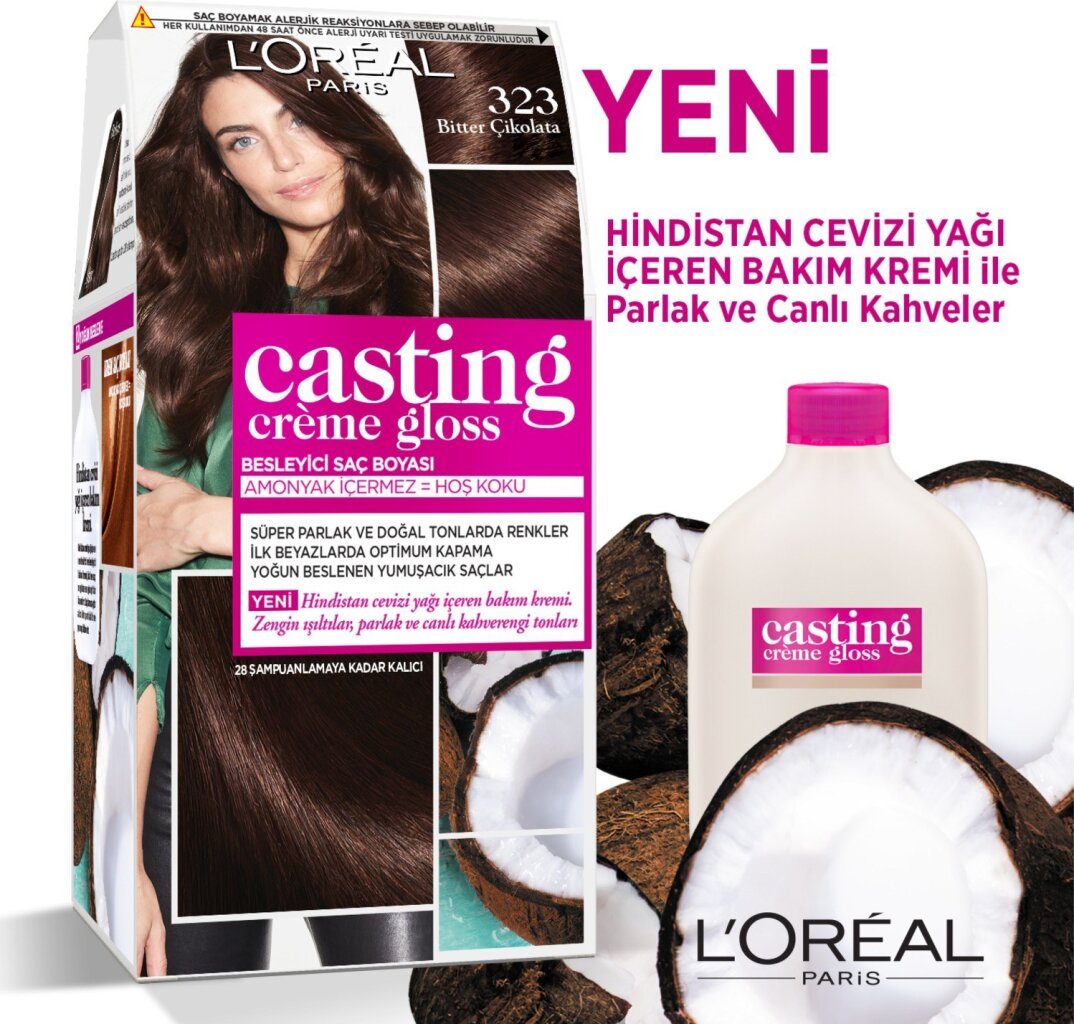 L'Oréal Paris Casting Crème Gloss Saç Boyası 323 Bitter Çikolata - 2