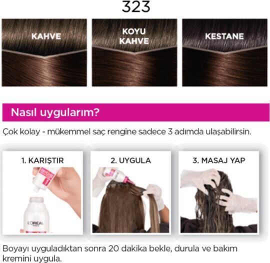 L'Oréal Paris Casting Crème Gloss Saç Boyası 323 Bitter Çikolata - 5