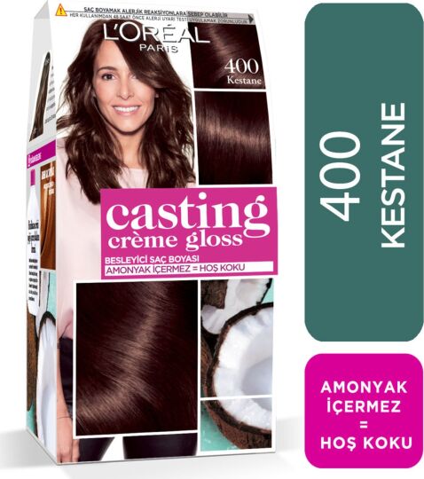 L'Oréal Paris Casting Crème Gloss Saç Boyası - 400 Kestane - 1