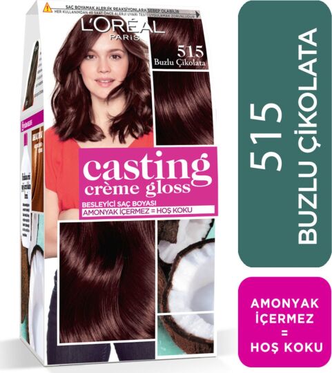 L'Oréal Paris Casting Crème Gloss Saç Boyası - 515 Buzlu Çikolata