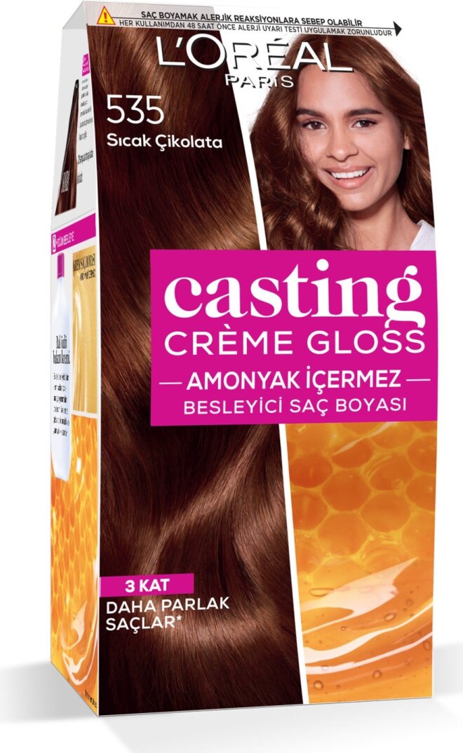 L'Oréal Paris Casting Crème Gloss Saç Boyası - 535 Sıcak Çikolata - 2