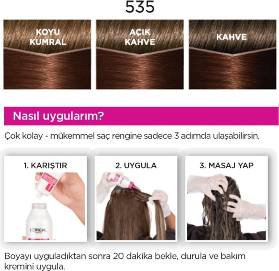 L'Oréal Paris Casting Crème Gloss Saç Boyası - 535 Sıcak Çikolata - 5
