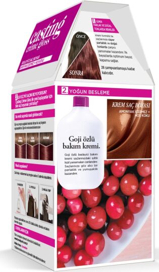 L'Oréal Paris Casting Crème Gloss Saç Boyası - 550 Böğürtlen Kızılı - 3