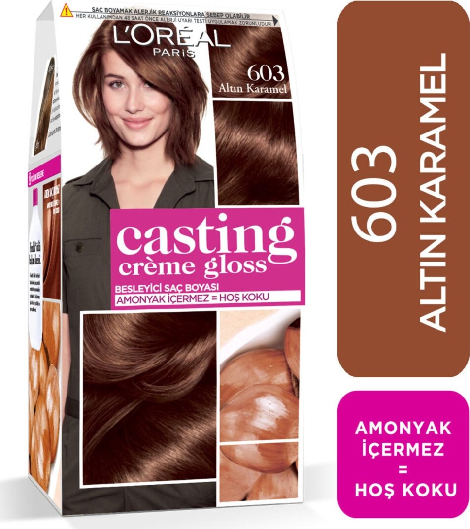 L'Oréal Paris Casting Crème Gloss Saç Boyası - 603 Altın Karamel - 1
