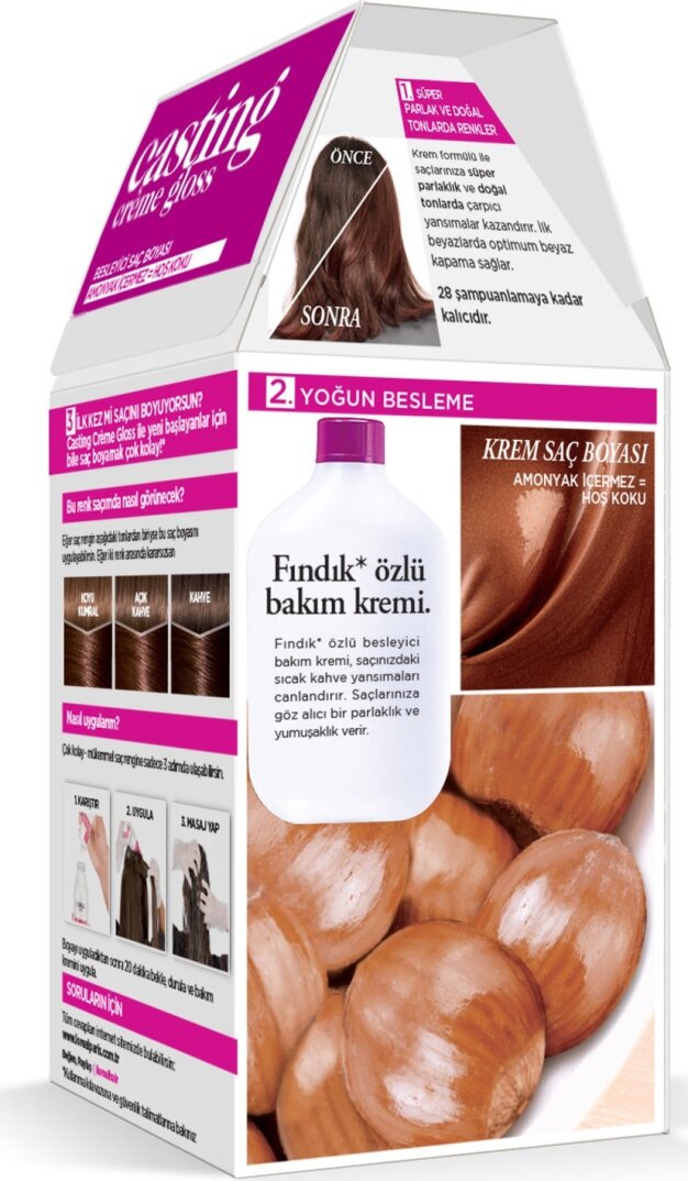 L'Oréal Paris Casting Crème Gloss Saç Boyası - 680 Bronz Kahve - 3