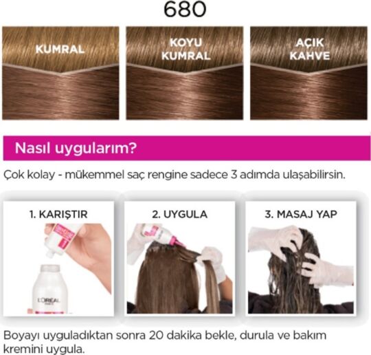 L'Oréal Paris Casting Crème Gloss Saç Boyası - 680 Bronz Kahve - 5