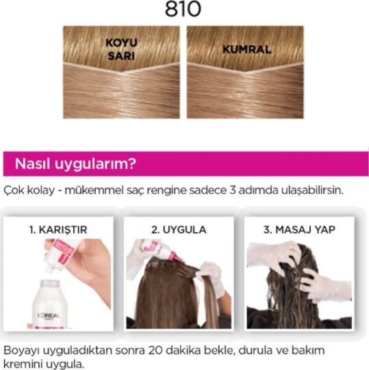 L'Oréal Paris Casting Crème Gloss Saç Boyası 810 Parlak Küllü Sarı - 5