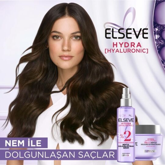 L'oréal Paris Elseve Hydra [hyaluronic] 72 Saat Nem ile Dolgunlaştıran Maske 300ML - 5