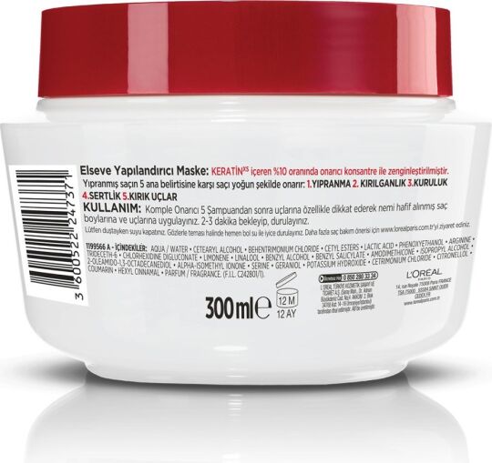 L'Oréal Paris Elseve Komple Onarıcı 5 Maske 300 ml - 3