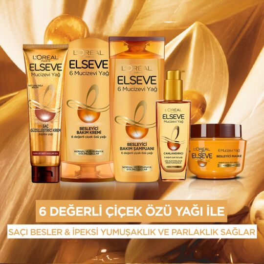 L'Oréal Paris Elseve Mucizevi Yağ Saç Güzelleştirici Krem 150 ml - Kuru ve Sert Saçlar - 5