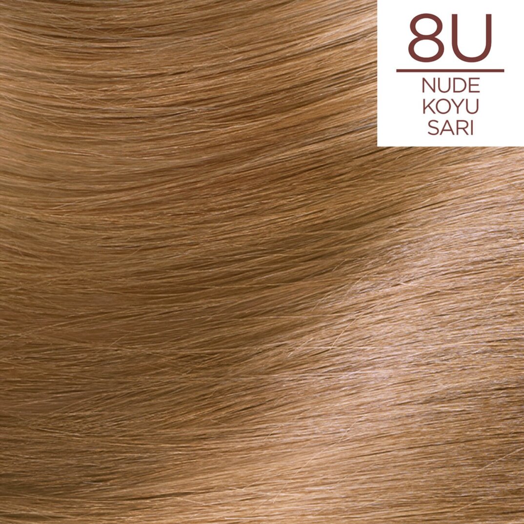 L’oréal Paris Excellence Creme Nude Renkler Saç Boyası – 8u Nude Koyu Sarı - 2