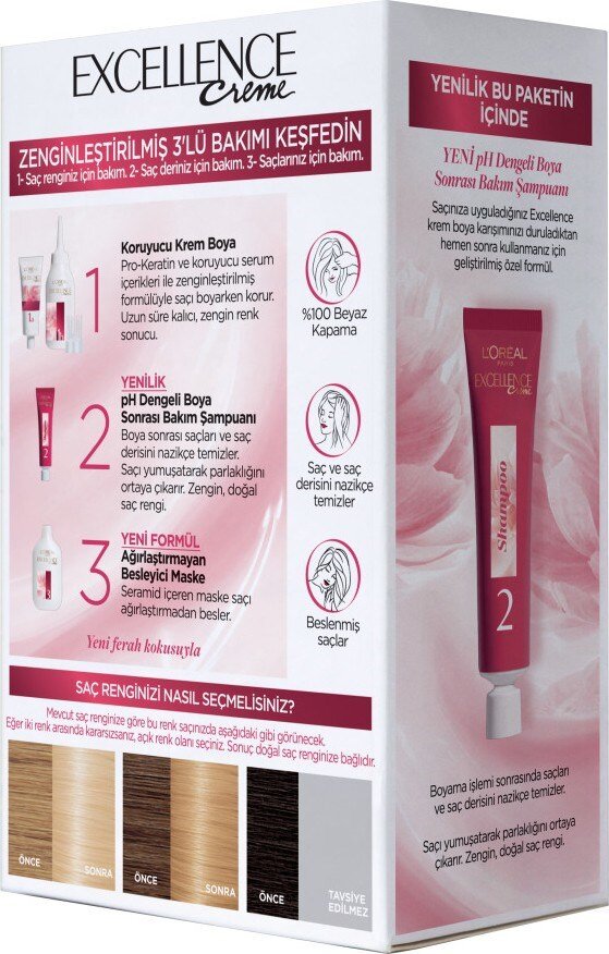 L'Oréal Paris Excellence Creme Saç Boyası - 10 Açık Sarı - 3