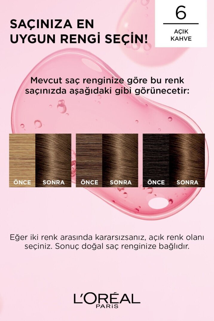 L'oréal Paris Excellence Creme Saç Boyası - 6 Açık Kahve - 6