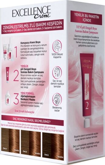 L'Oréal Paris Excellence Creme Saç Boyası - 6.35 Çikolata Kahve - 2
