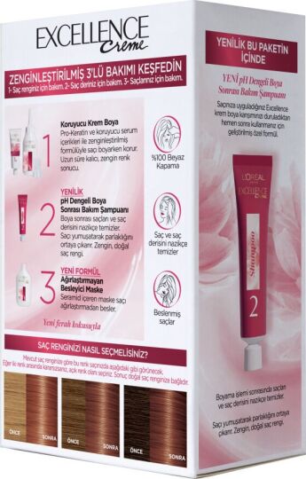 L'oréal Paris Excellence Creme Saç Boyası 6.45 Bakır Kahve - 3
