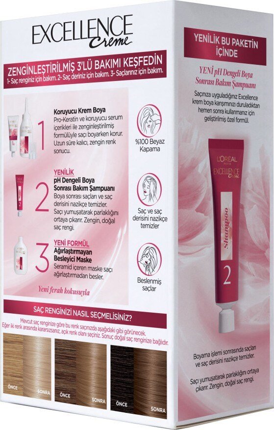 L'Oréal Paris Excellence Creme Saç Boyası 9.1 Sarı Küllü - 3